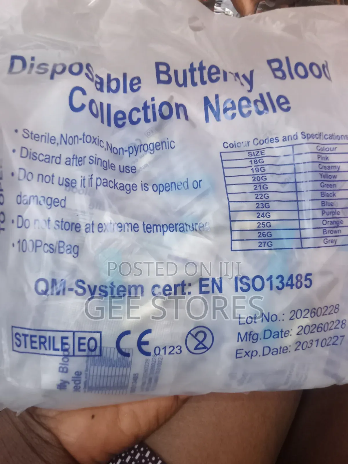 Butterfly Multi Sample Needle