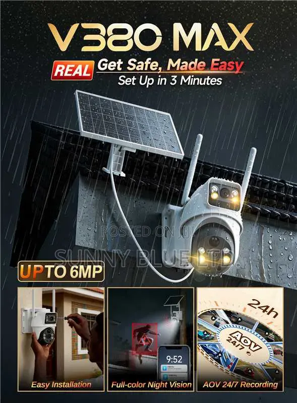 Solar CCTV Double Lens