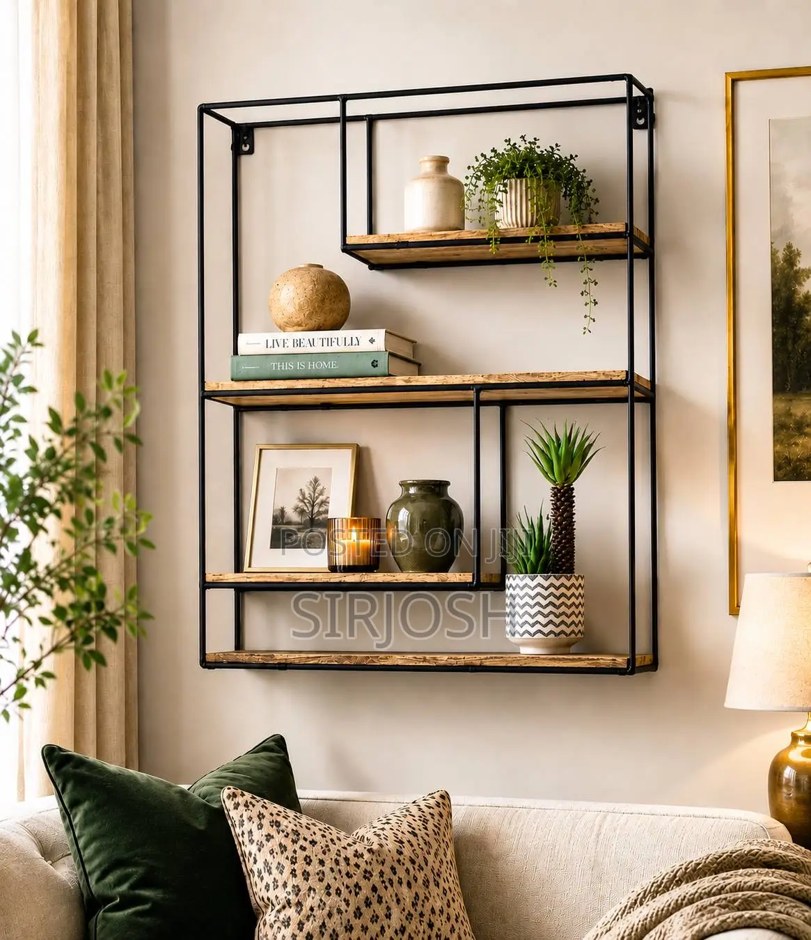Big Rectangle Wall Rack