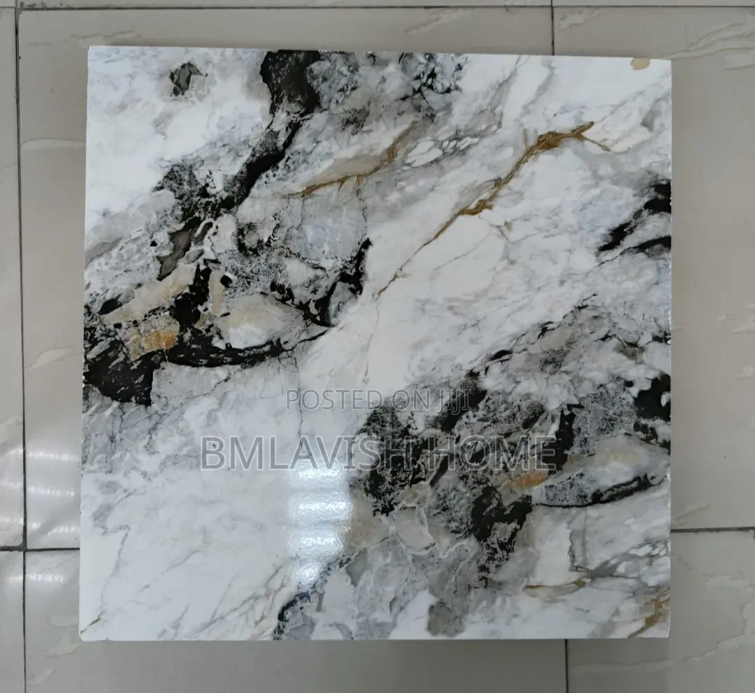 60x60cm Glossy White Porcelain Floor Tile