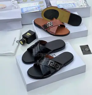 Original Versace Men's Cross-Strap Palms