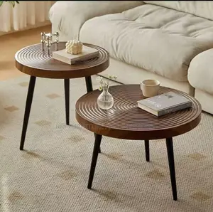  Modern Wooden Nesting Coffee Tables – Stylish Duo Set 