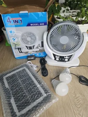 Rechargeable Solar Fan