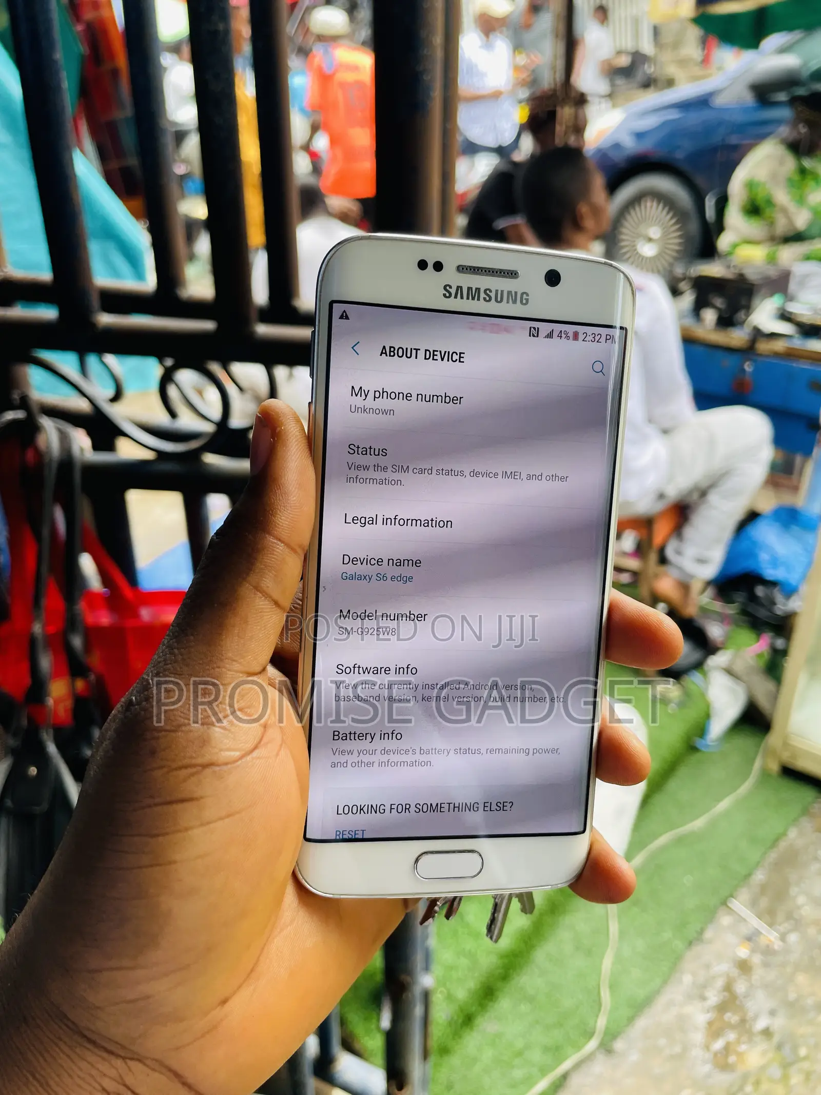Samsung Galaxy S6 edge 32 GB White