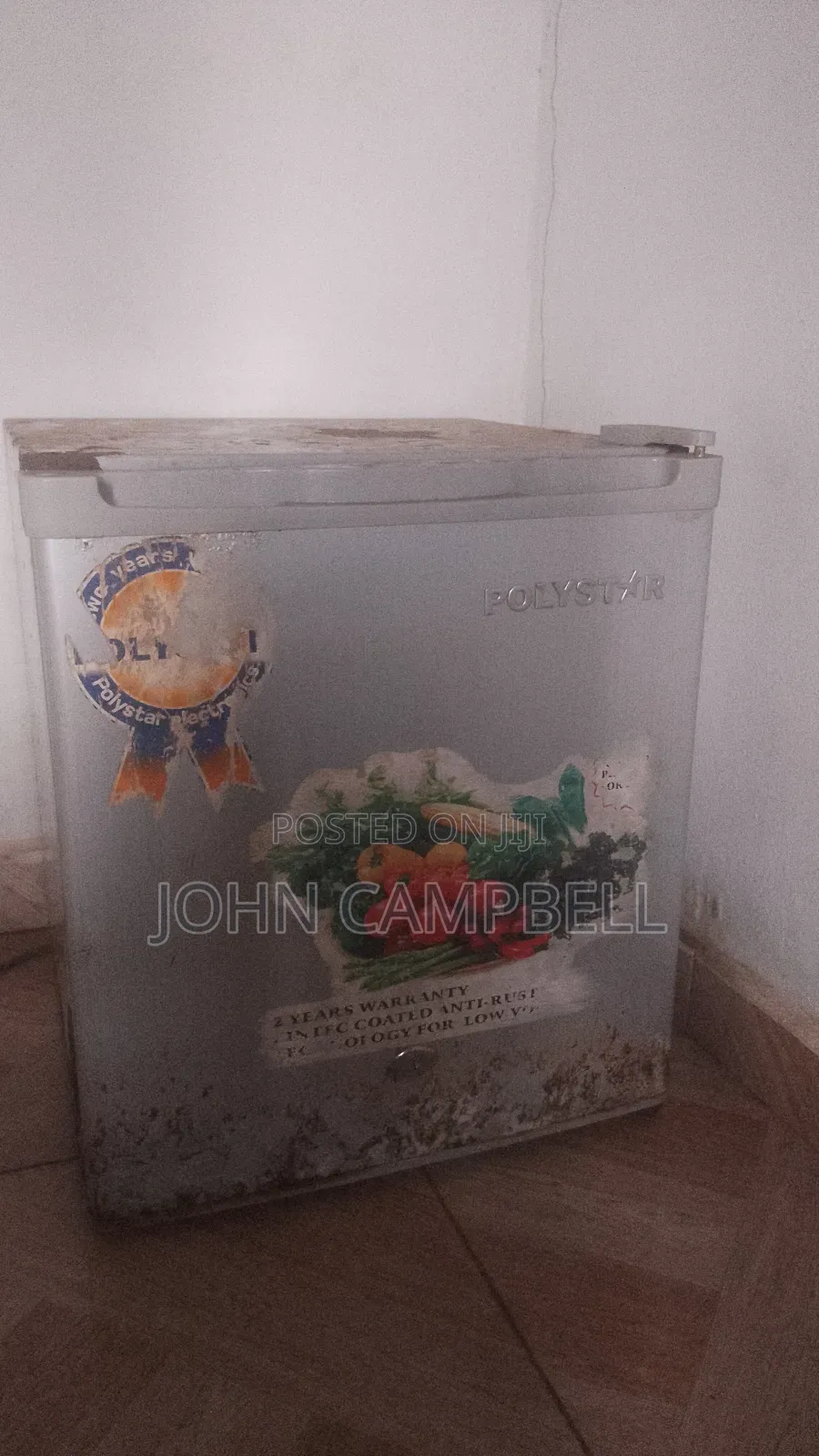 Poly Star Mini Fridge With Freezer