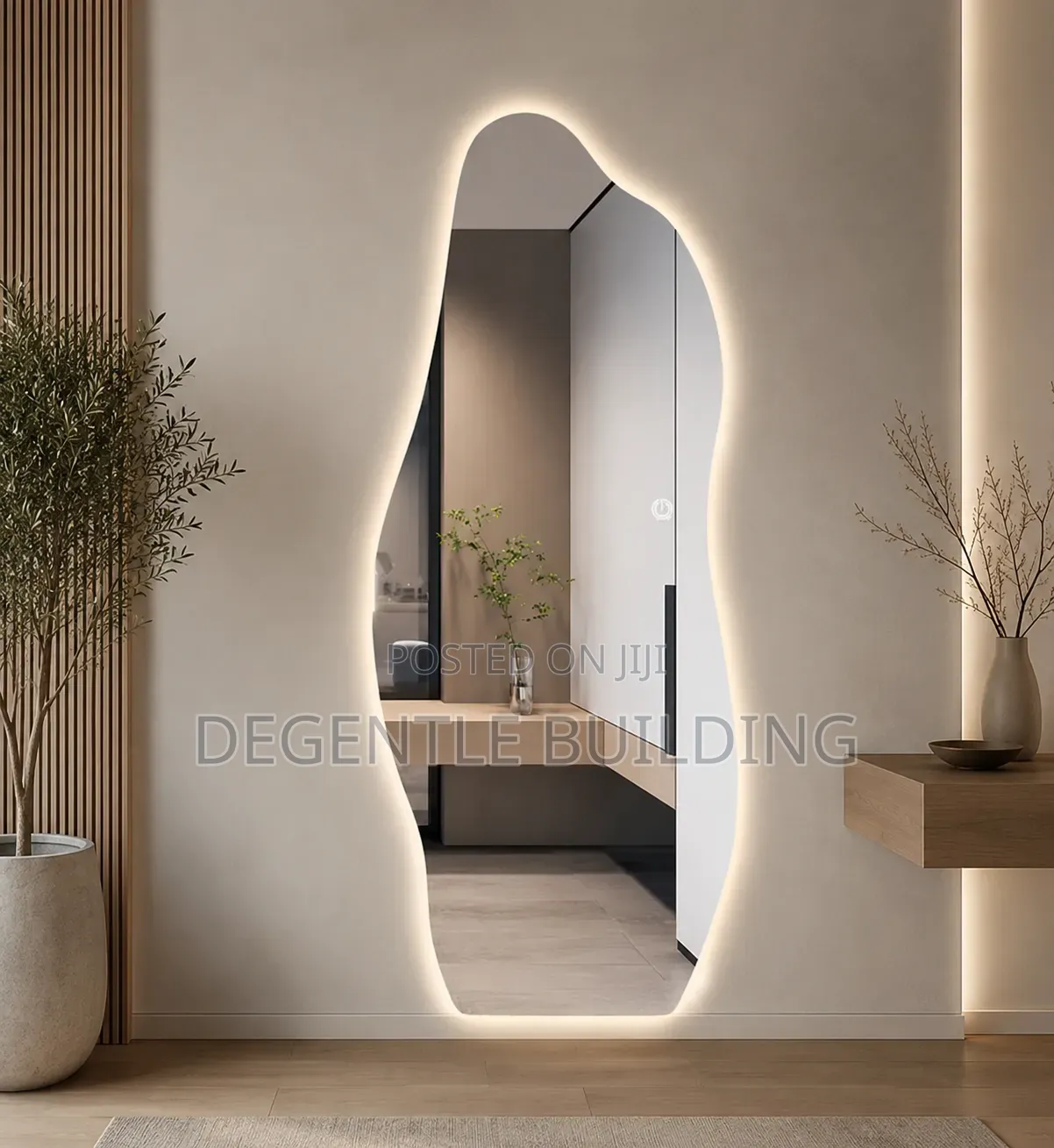 Led Organic Full-Length Mirror