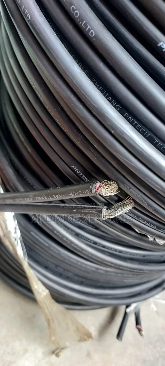 6mm 2 Core Pv Solar Panel Cable Wire