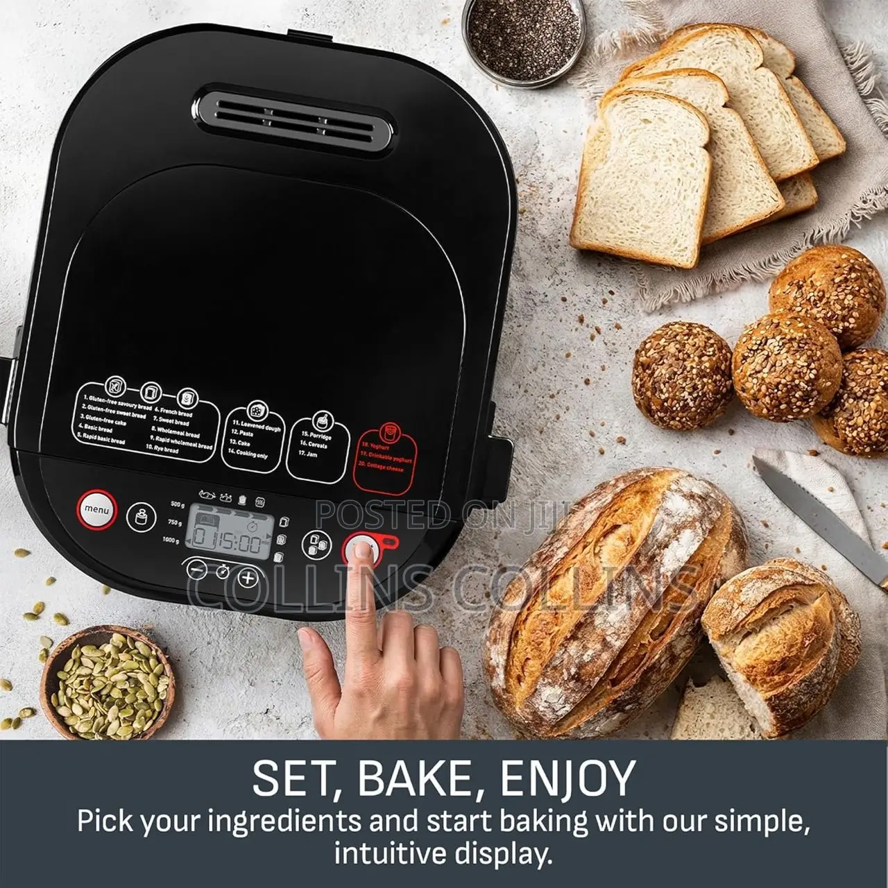 Tefal Breadmaker With Yoghurt Pot Accessory