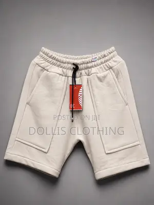 Cream Fleece Sweat Shorts