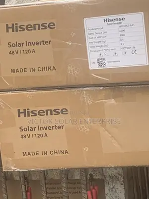Hisense Hybrid Inverter 6kva 48v and 120amhs Controller