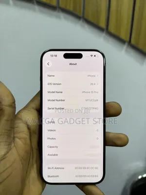 Apple iPhone 15 Pro 128 GB Black