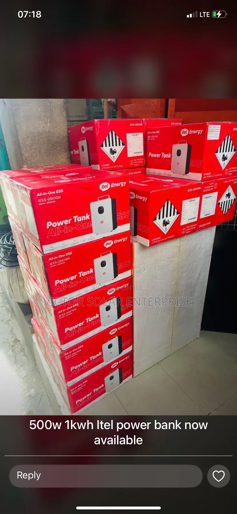 Itel Power Pack 1kwh Solar Generator