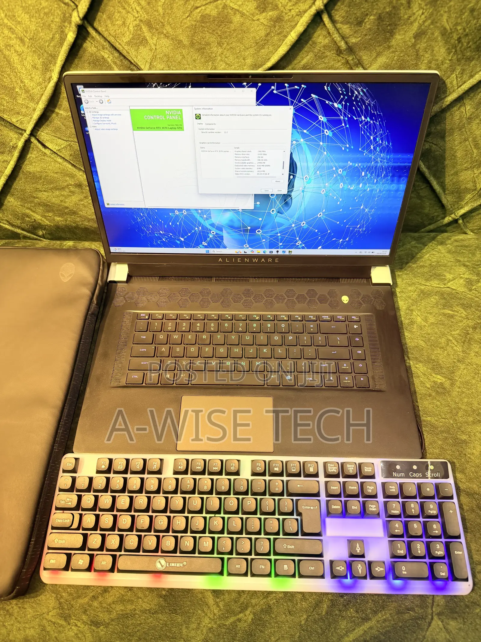 Laptop Alienware X17 r1 32GB Intel Core i7 SSD 1T