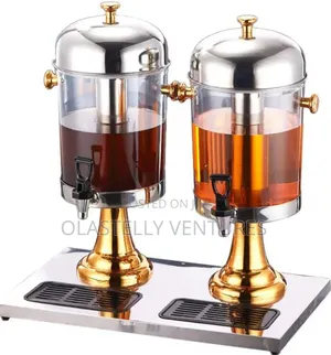 Stainless Gold Commercial Juice Beverage Dispenser 16liters.