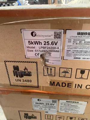 5kwh/24v Felicity Solar Lithium Battery
