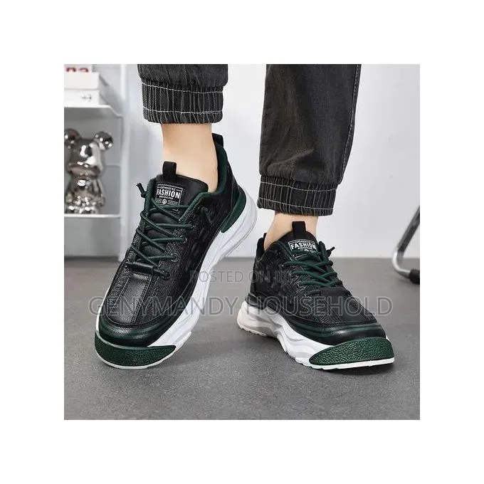 Black Sneaker With White Base