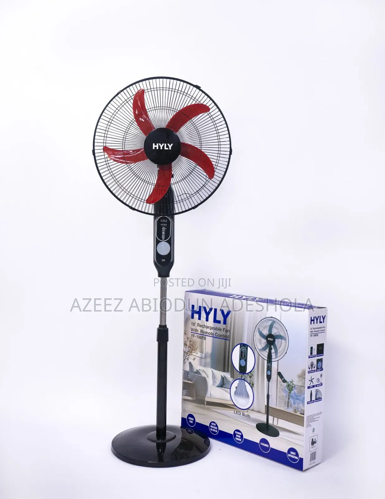18"Rechargeable, Fan