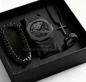 Fully Boxed Gift Set (Watch, Bracelet, Chain and Ring)