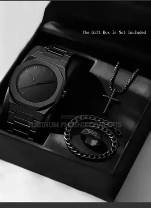Fully Boxed Gift Set (Watch, Bracelet, Chain and Ring)