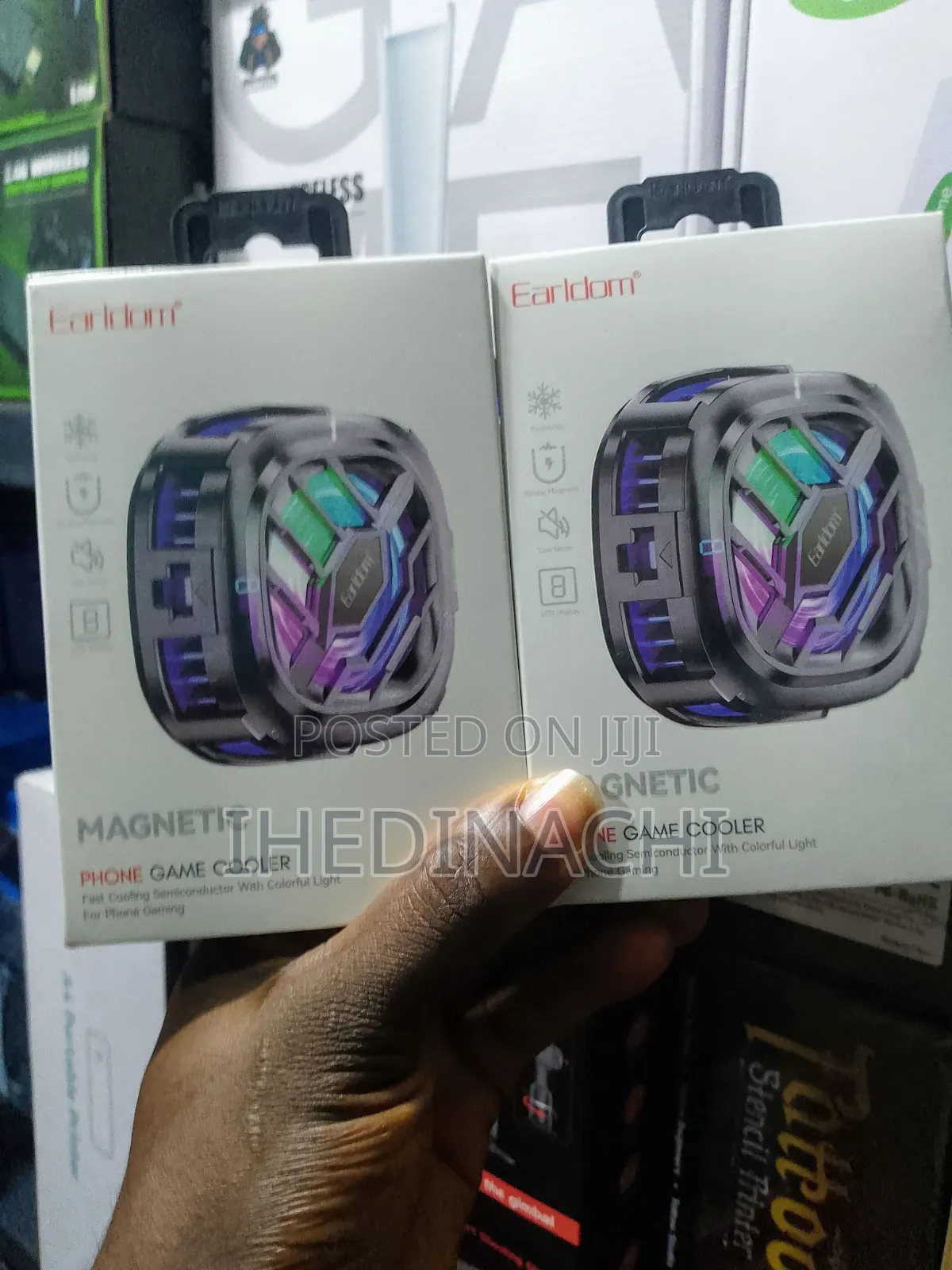 Magnetic Phone Cooler With Ice Cooling