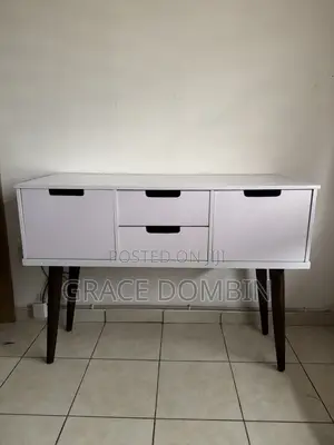 Modern White Drawer Console
