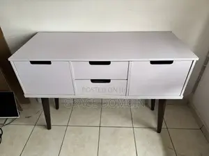 Modern White Drawer Console
