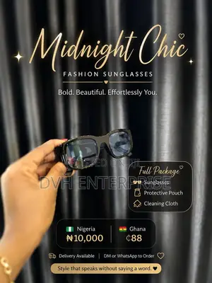 Brand New Black Uv Proof Sunglasses With Blue Lenses