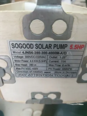 Sogood Solar Hybrid Submersible Pump