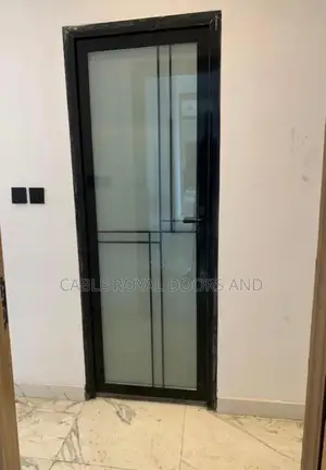 Full Glass Toilet Door Z604