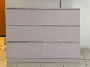 White Double Chest Console Drawer