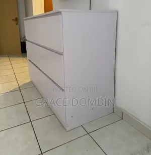 White Double Chest Console Drawer