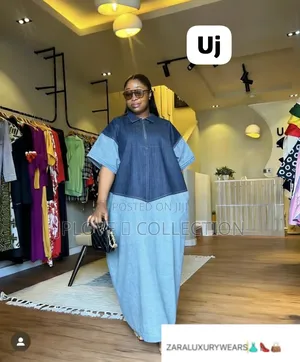 Soft Stock Jean Gown
