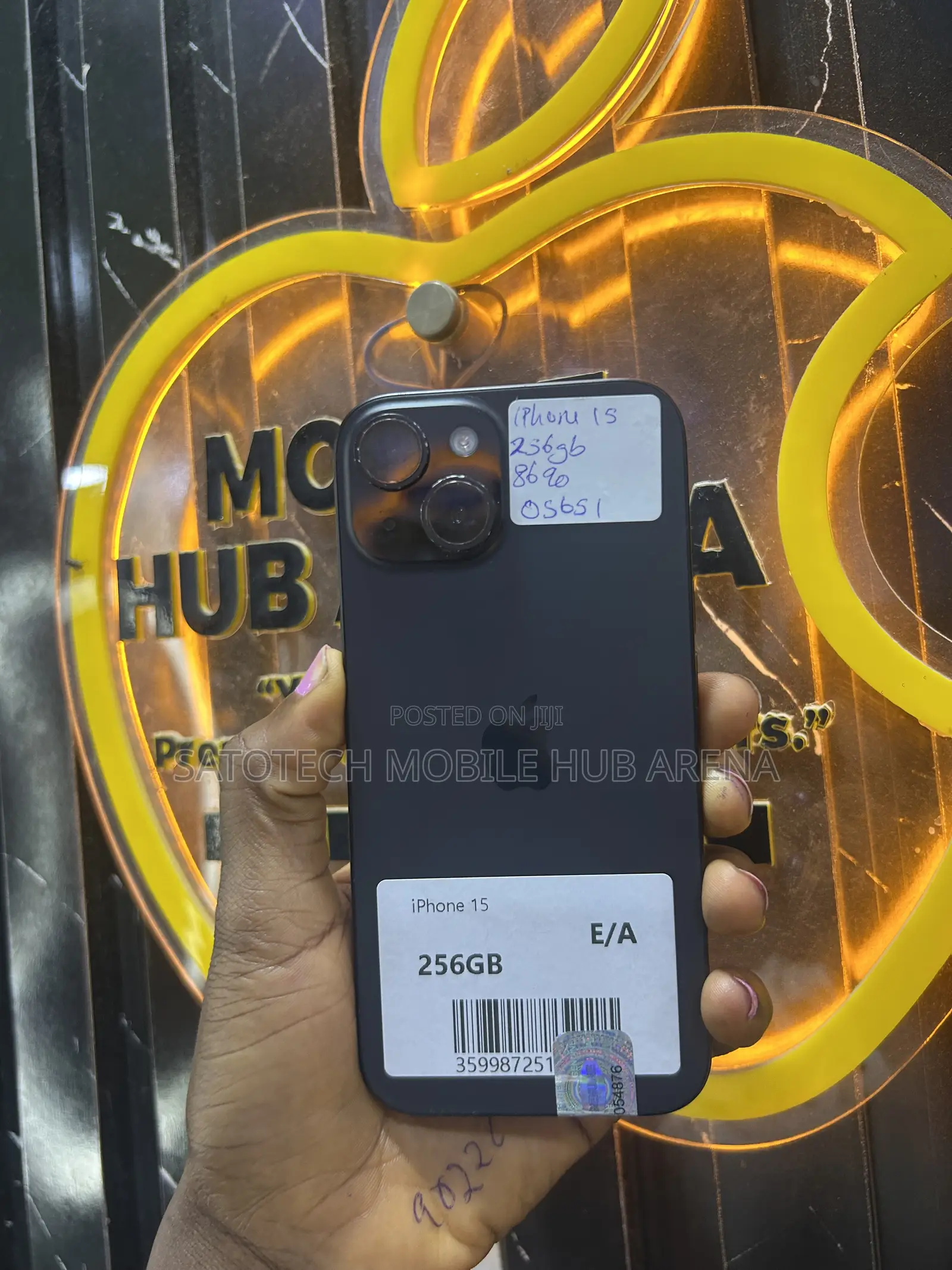 Apple iPhone 15 256 GB Black