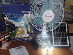 12 Inch 3 In 1 Rechargeable Table/Wall Solar Fan