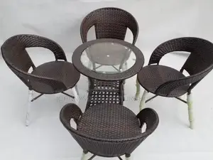 Johnnystar Outdoor 4 Chairs With Table