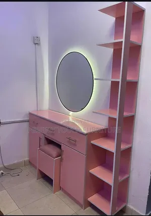 Pink Standing Mirror