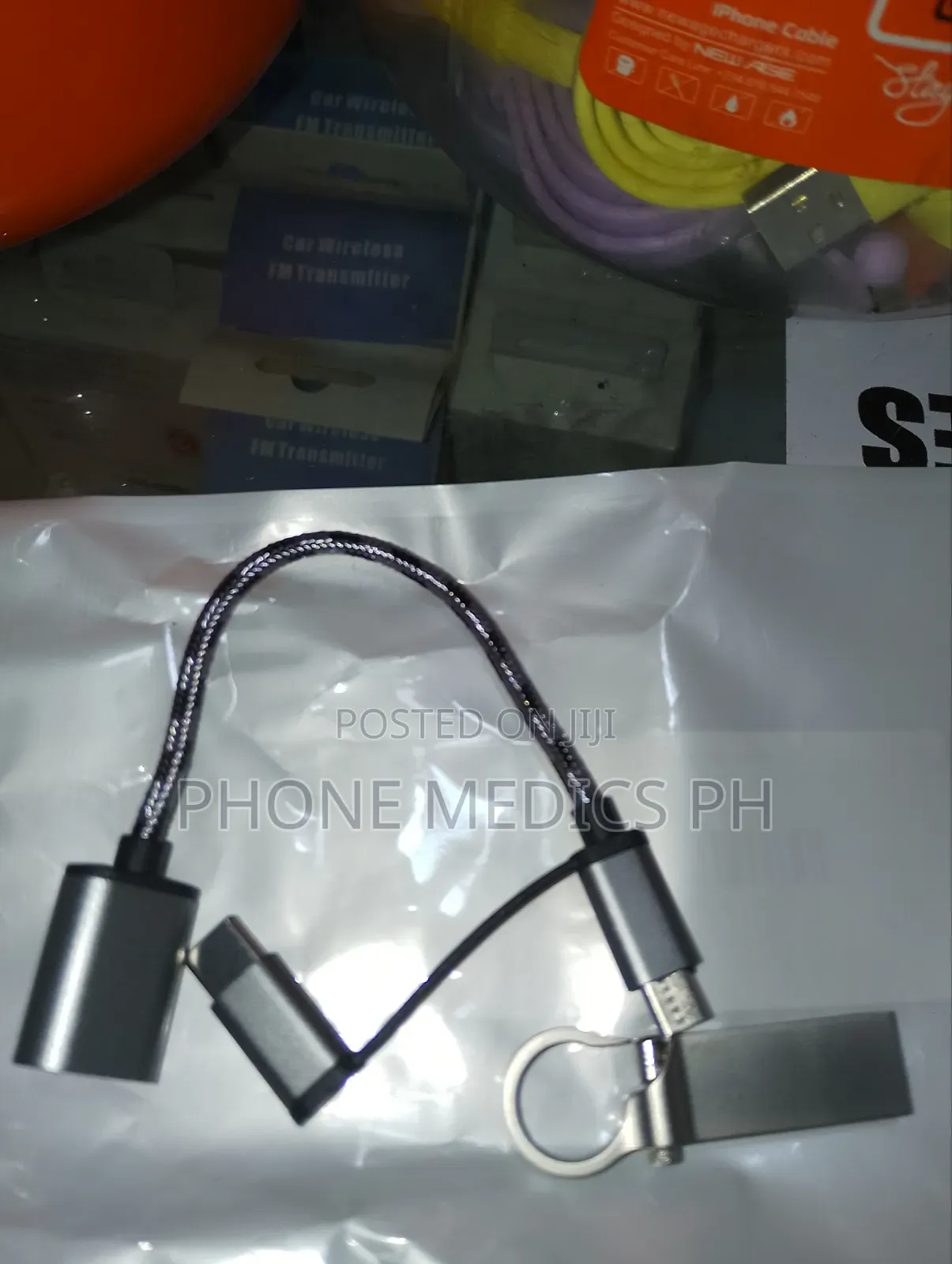 Metal Hook Otg Flash Drive