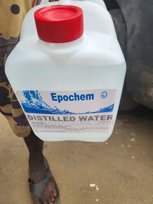 10-Liter Container of Epochem Distilled Water.