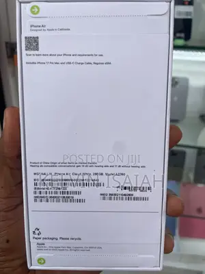 New Apple iPhone Air 256 GB White
