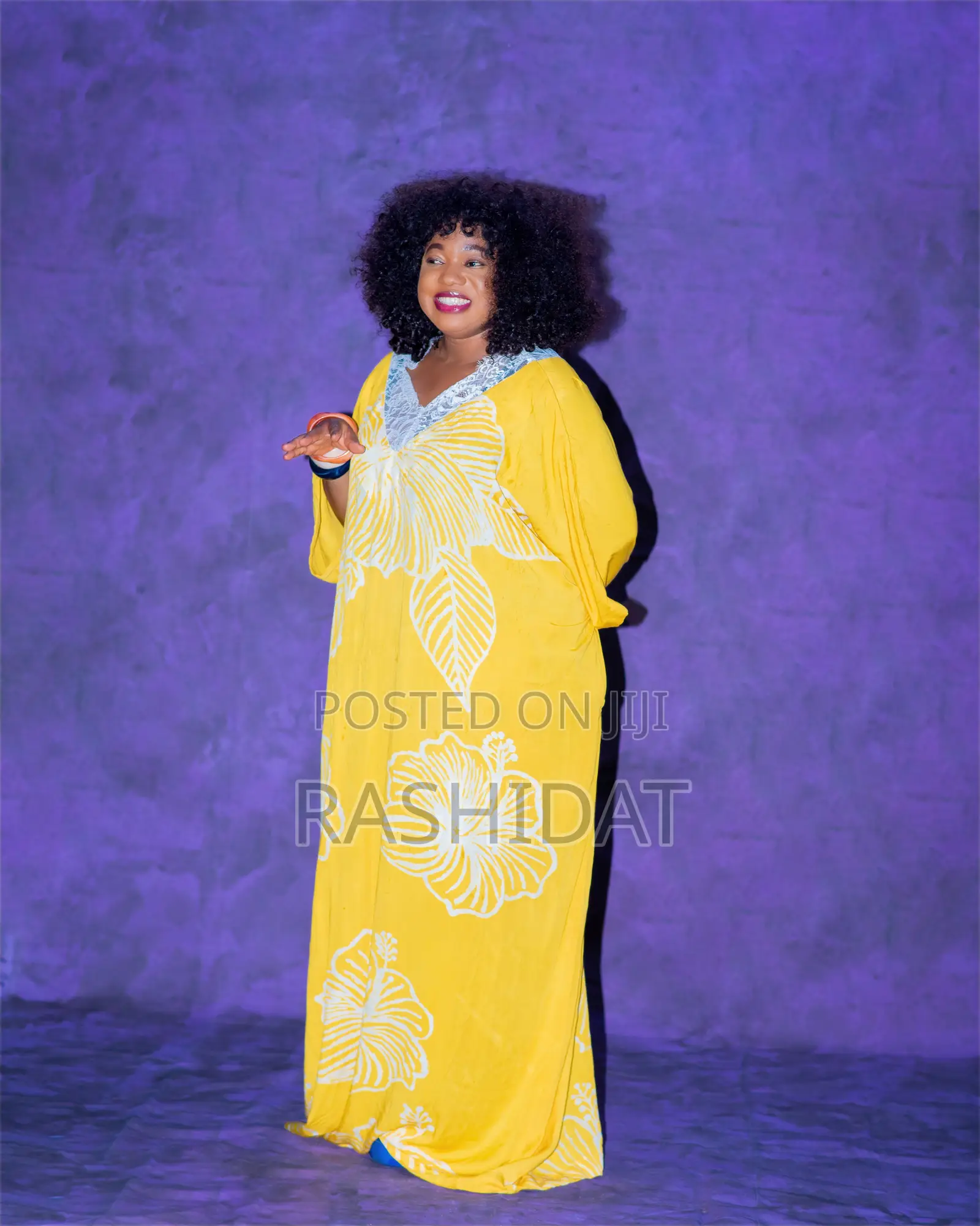 Adire Flower Print