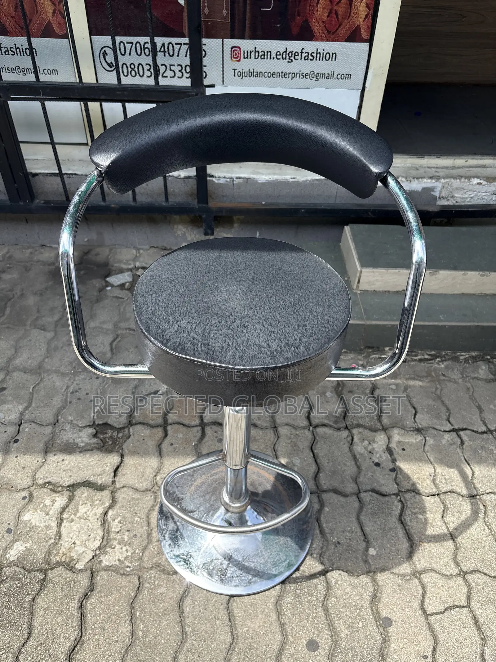 Leather Bar Stool