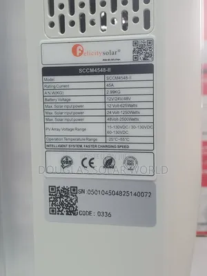 Felicity Solar 45a MPPT Charge Controller ( Model Sccm4548-Ii )