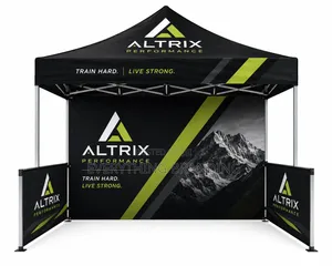 Campaign Brand Promotion 2x2m Printed Gazebo Tent Set