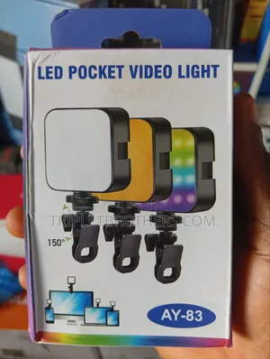 Rechargeable Grb Led Pocket Video Light