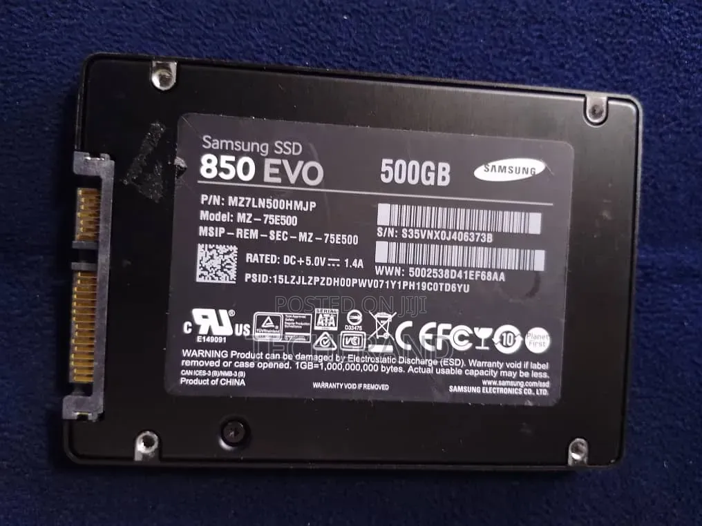 500gb Sata SSD Original Pull Out Not New