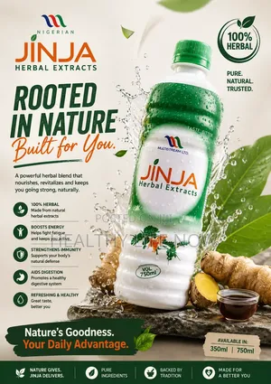 Jinja Herbal Extract Pure Ingredients and Nature Best