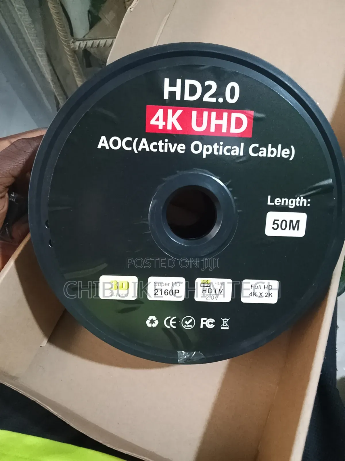 Hdmi Fiber Optic Cable Uhd 50m.
