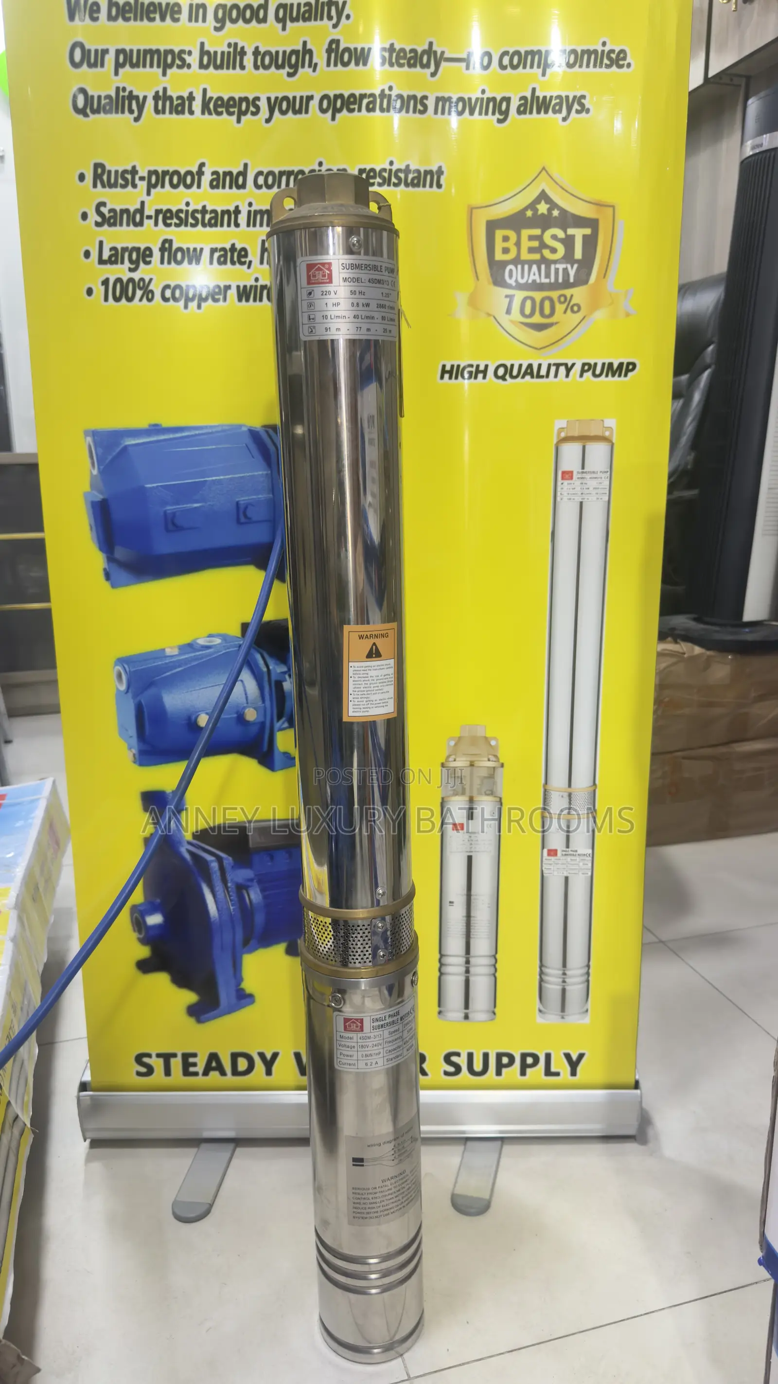 Submersible, Surface and Junior Pump