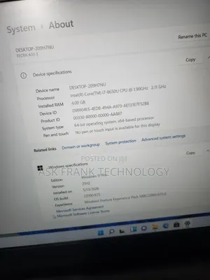 Laptop Toshiba A50 12GB Intel Core i7 SSD 128GB