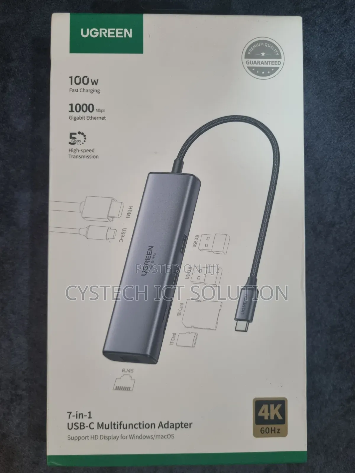 Ugreen 7 in 1 Usb-C Multifunctional Adapter